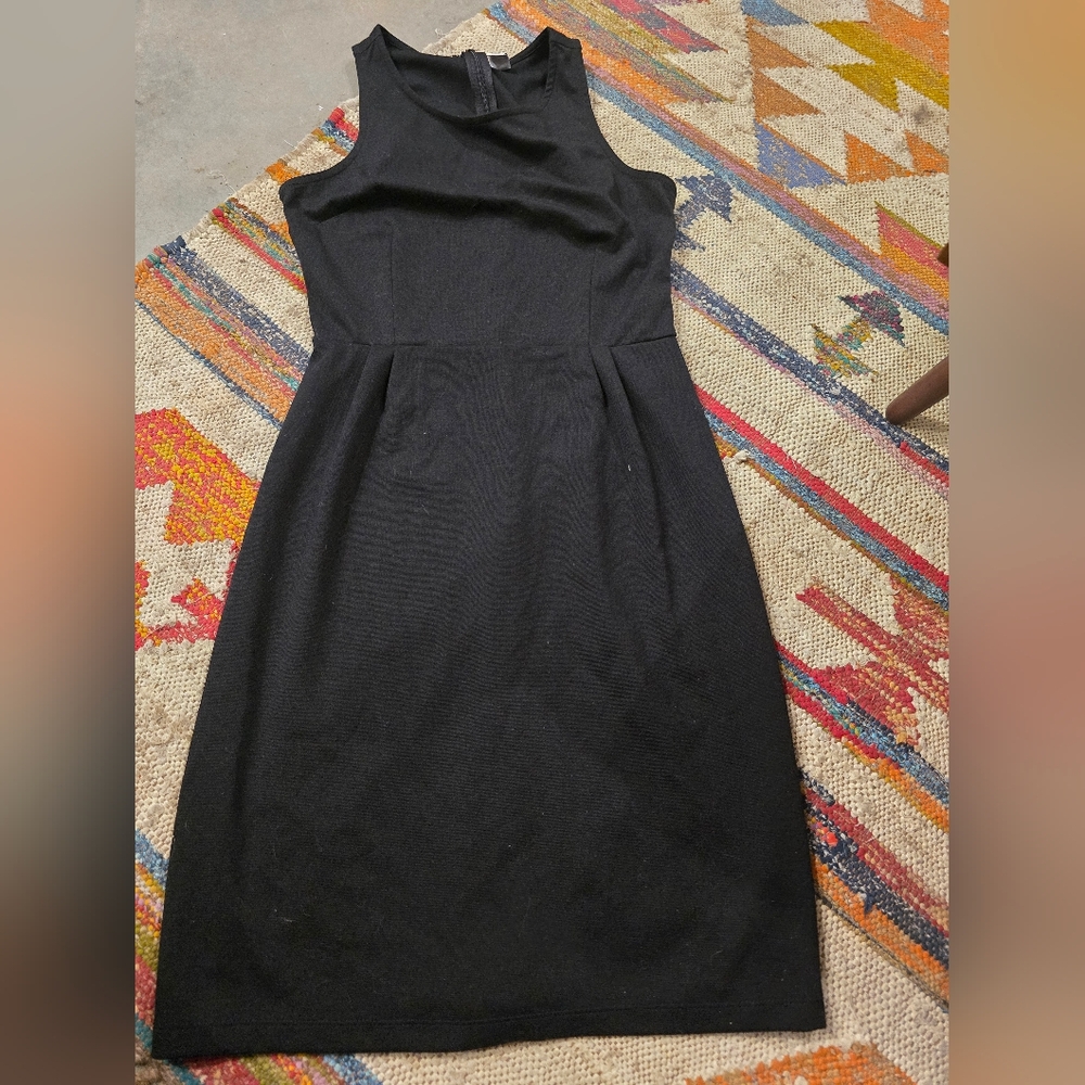 Old Navy Black One Shoulder Dress